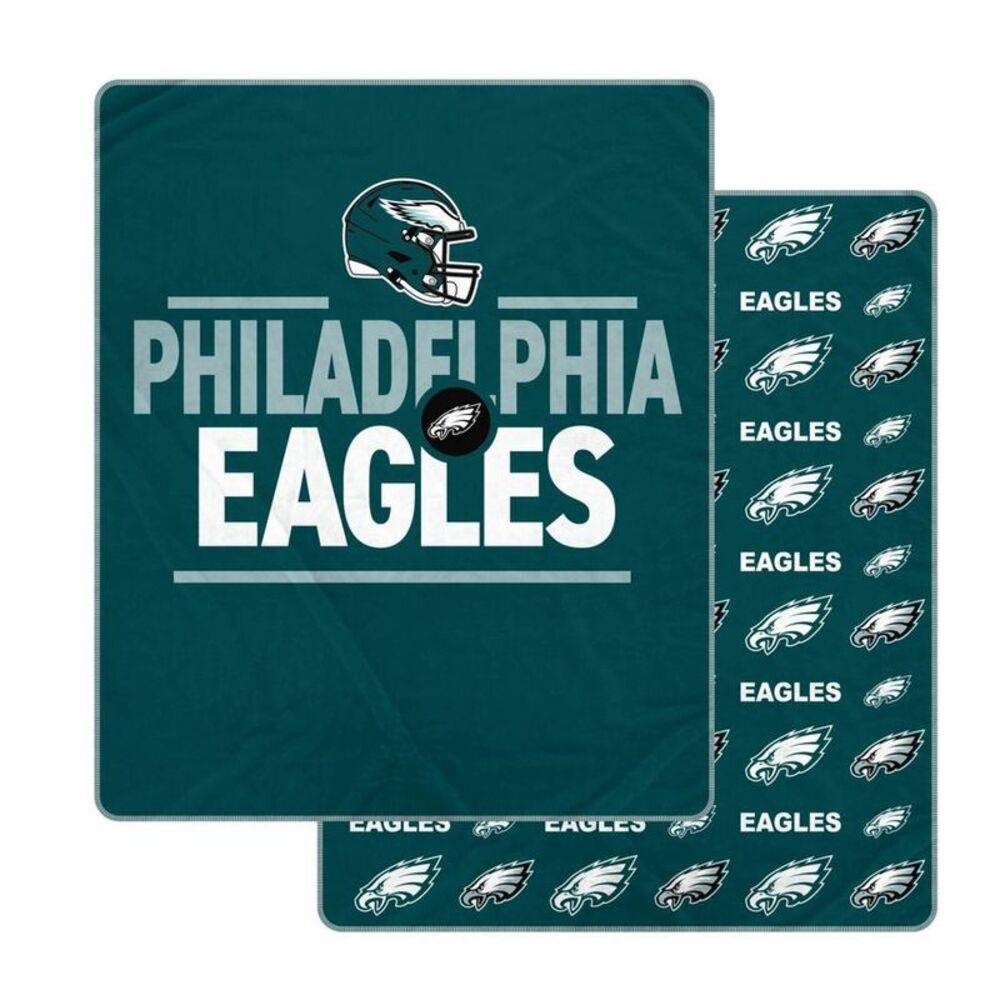 NFL Philadelphia Eagles Campaign Double Sided Ultra Cozy Blanket